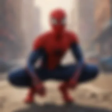 Diverse Character Representation An engaging depiction of the diverse characters in the Spider-Verse