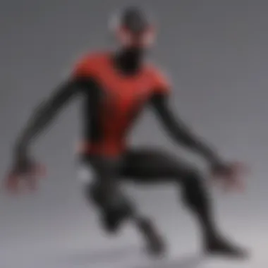 Character Design of Miles Morales Character design showcasing unique features of Miles Morales