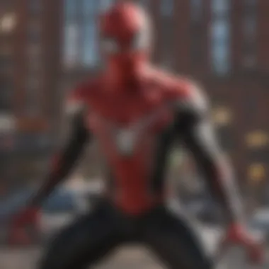 Gameplay Mechanics Overview An illustration highlighting the immersive gameplay mechanics of Spider-Man: Miles Morales.