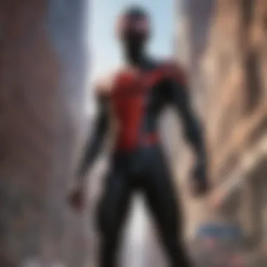 Narrative Journey of Miles Morales Narrative elements depicting the emotional journey of Miles