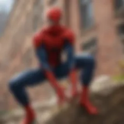 Spider-Man themed Easter egg hunt