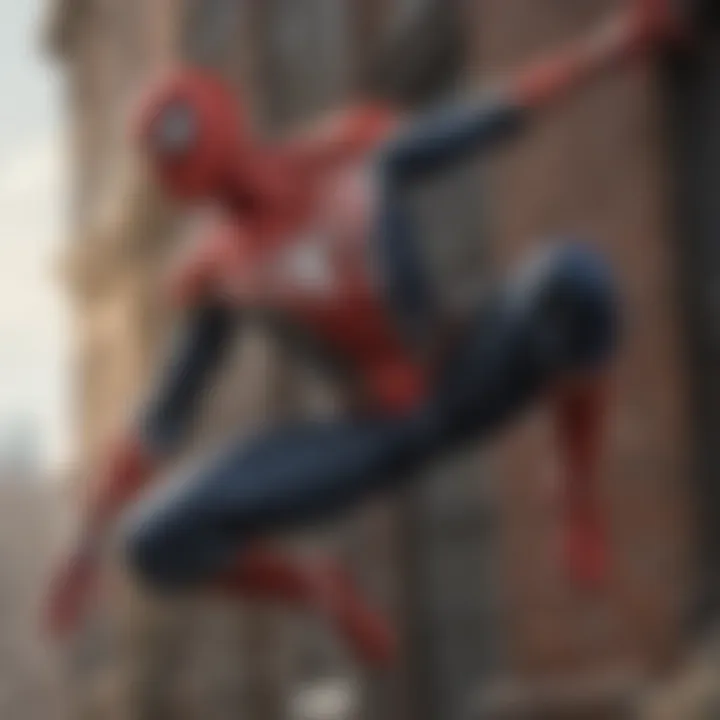 Dramatic Web-Slinging Action