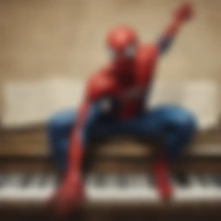 Spiderman theme piano sheet music