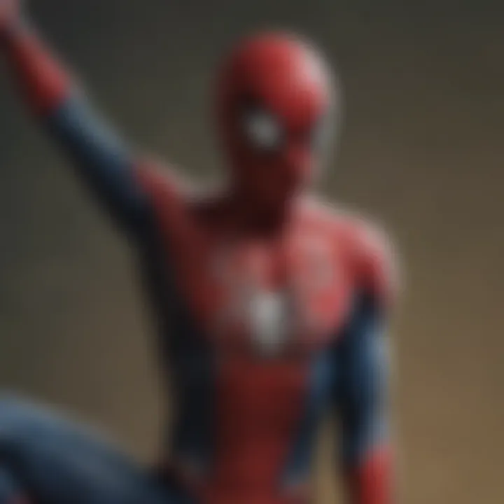 A fan art piece depicting a crossover of various Spider-Man characters.
