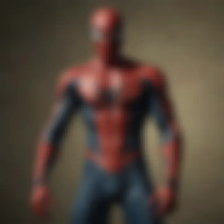 A vintage Spider-Man collectible toy