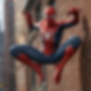Spider-Man: A Cultural Icon Visual representation of Spider-Man as a cultural icon