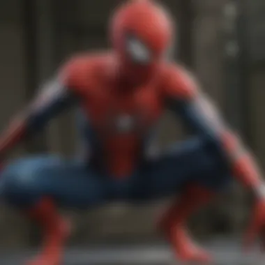 A detailed look at the Amazon Spider-Man movie's production set.