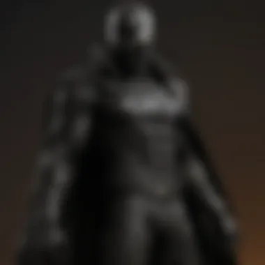Artistic representation of Spider-Man Noir in a dark alley