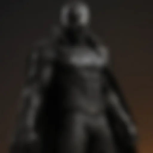 Artistic representation of Spider-Man Noir in a dark alley