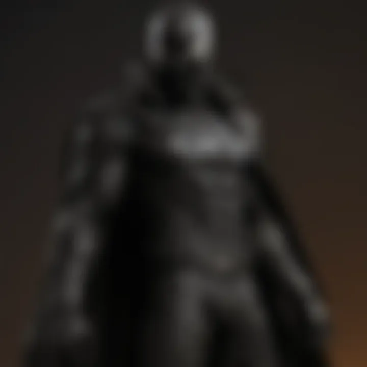Artistic representation of Spider-Man Noir in a dark alley
