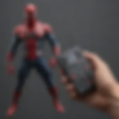 A collection showcasing various Spider-Man remote control devices