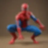 A vibrant Play-Doh Spider-Man figure surrounded by colorful Play-Doh shapes.