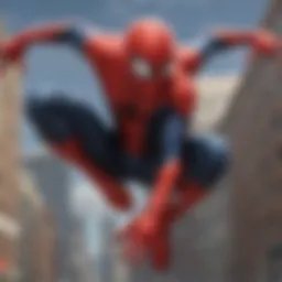 Dynamic illustration showcasing the essence of Ultimate Spider-Man in action.