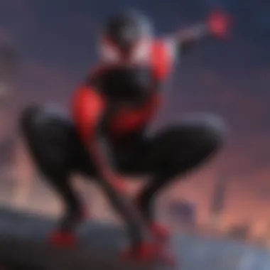 The Vibrant Multiverse of Miles Morales Miles Morales amidst the vibrant multiverse