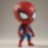 Detailed close-up of Nendoroid Spider-Man showcasing intricate design features