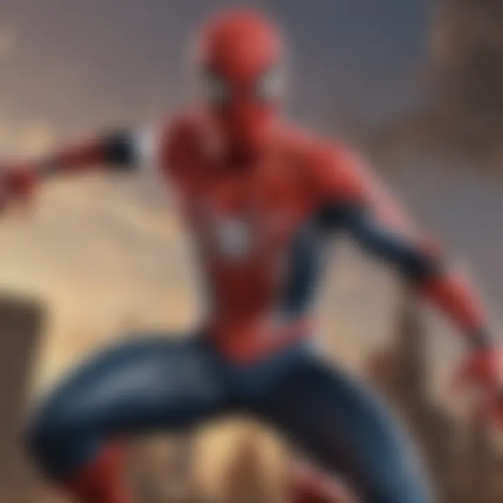 Screenshot of Spider-Man video game gameplay