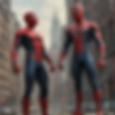 The Duality of Spider-Man Symbolic representation of Spider-Man's dual identity