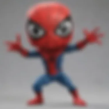 Iconic Spider-Man pointing pose captured in Funko Pop form