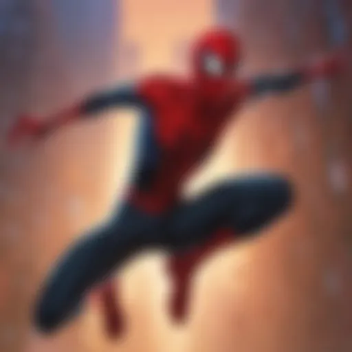 Cover art of the Spider-Verse Blu-ray showcasing vibrant colors