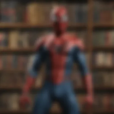 A detailed timeline showcasing the evolution of Spiderman literature.