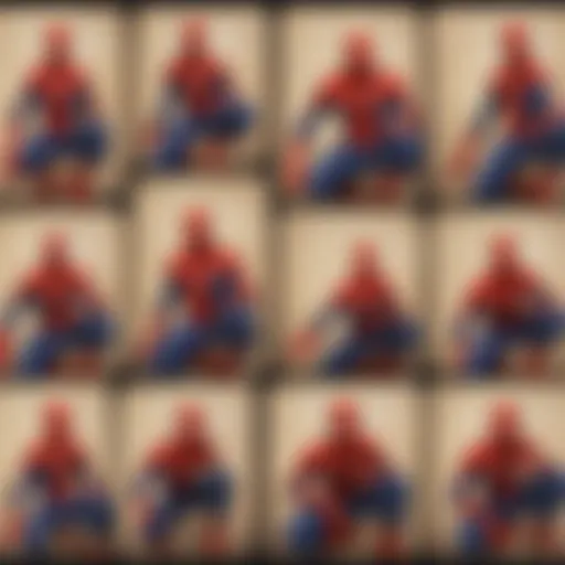 Colorful Spiderman Memory Game Cards Spread