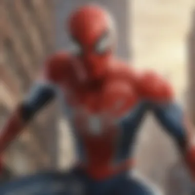 Close-Up of Spiderman Game Mechanics