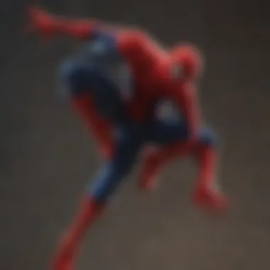 Iconic Moments in Spider-Man Animation A collage showcasing key scenes from various Spider-Man animated films.