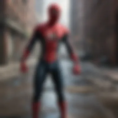 Morality's Role in Spider-Man's Journey Spider-Man contemplating morality