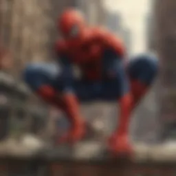 Iconic first appearance of Spider-Man in Amazing Fantasy