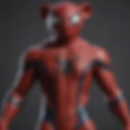 Captivating Spider-Man Teddy Bear Design