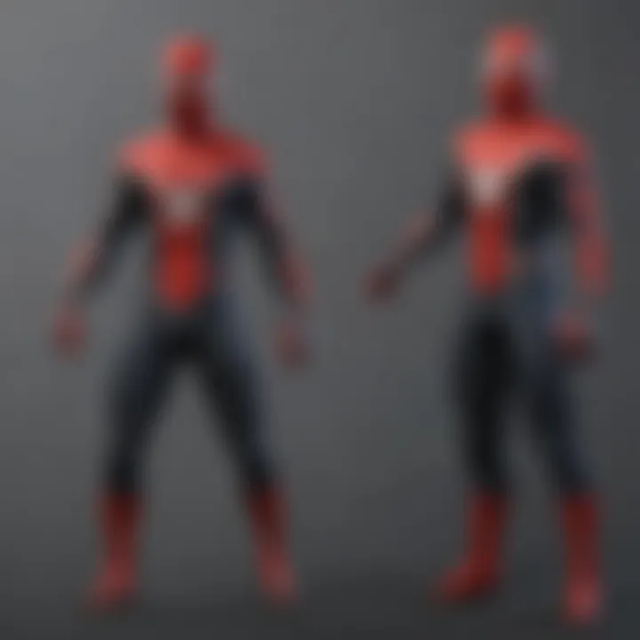 Illustration of futuristic Spider-Man suit in Miles Morales DLC