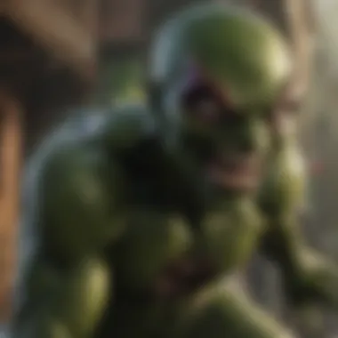 Green Goblin's menacing presence