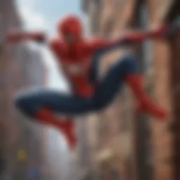Heroic Web-Slinging Action