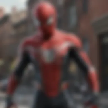 High-Tech Spider-Man Suit in Action