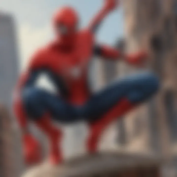 Iconic Spider-Man character illustration