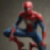 Artistic depiction of Spider-Man's iconic suit