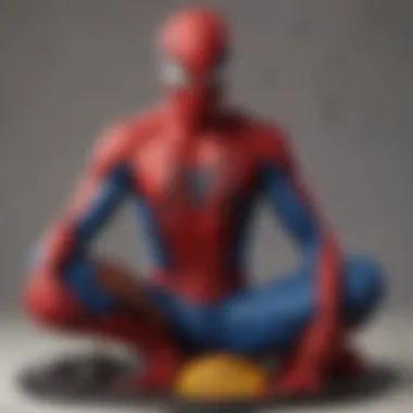 Spider-Man Themed Cake Creative Spider-Man themed cake design with colorful frosting