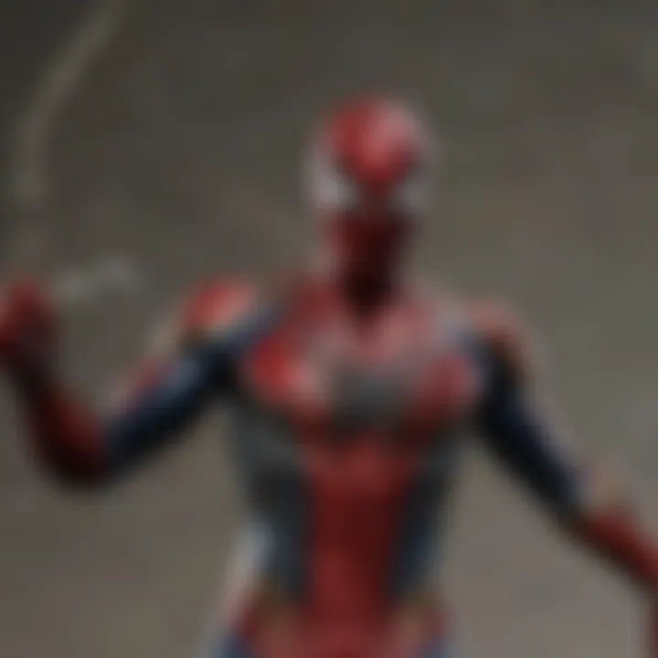 Various Iron Spider collectibles available on Amazon