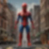 LEGO Spider-Man set showcasing intricate design