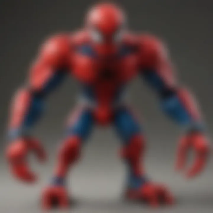 LEGO Spiderman Minifigure Assembly