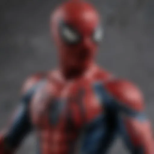 Mafex Spider-Man No Way Home action figure close-up