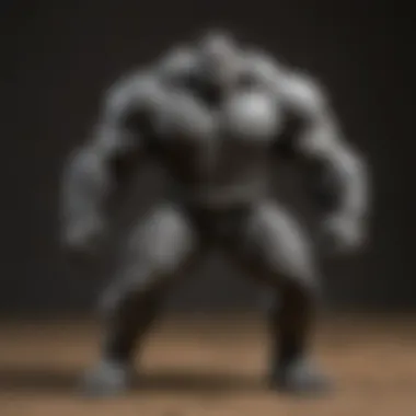 Marvel Legends Rhino - Iconic Power and Design Detailed artwork of Rhino showcasing his formidable power and iconic appearance.