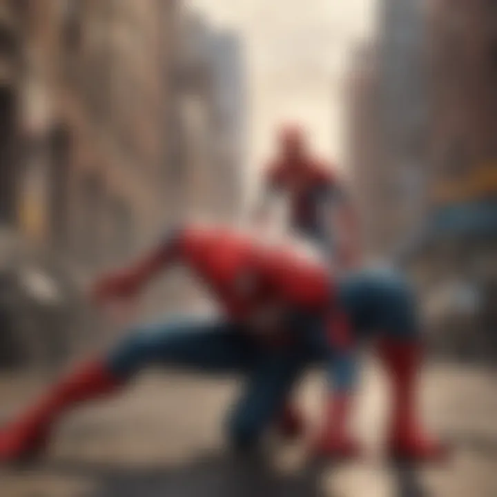 Spider-Man and Doctor Octopus intense confrontation