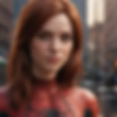 Mary Jane Watson in a moment of reflection