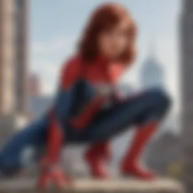 Mary Jane Watson in a moment of vulnerability