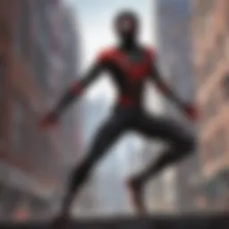 Miles Morales in action