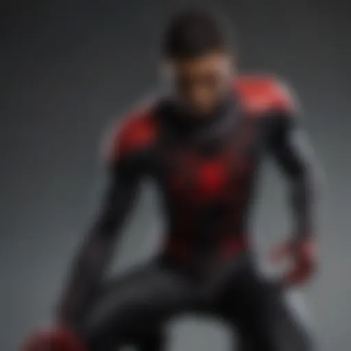 Miles Morales Cosplay Suit in Action