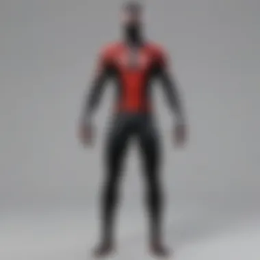 Illustration of Miles Morales' first Spider-Man suit