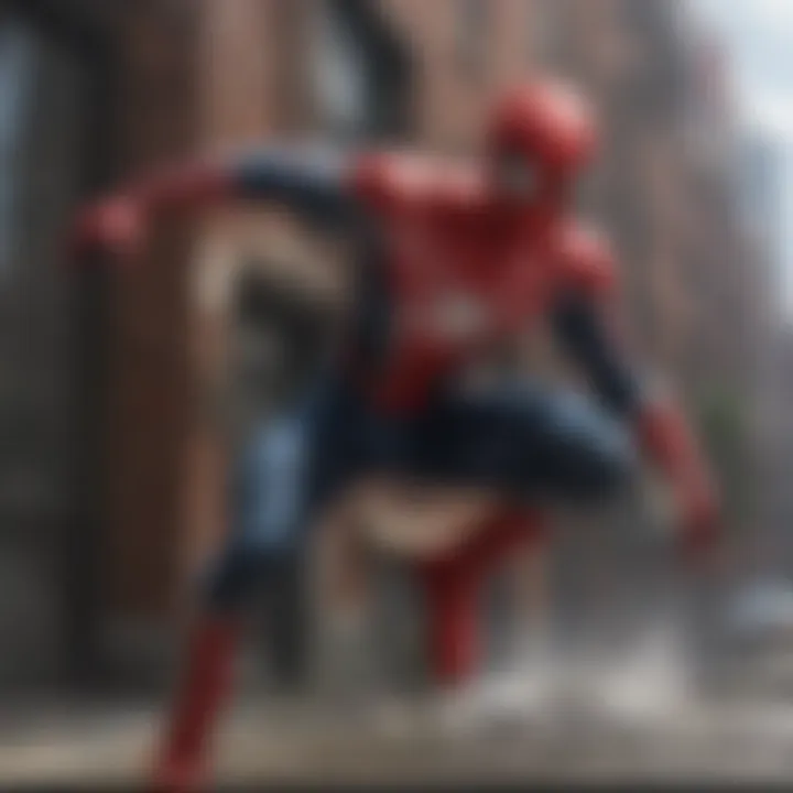 A modern cinematic release featuring Spider-Man in action