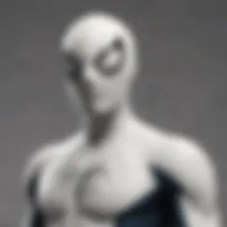 Mysterious White Spiderman Costume